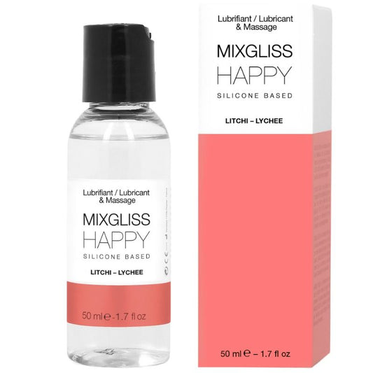 MIXGLISS - HAPPY LITCHI SILICONE LUBRICANT 50 ML - 1