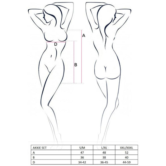PASSION - ENSEMBLE AKKIE FEMME DISFRAZ ENFERMERA L/XL