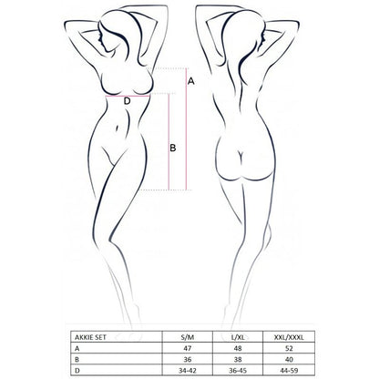PASSION - WOMAN AKKIE SET NURSE COSTUME L/XL - L/XL / WHITE - 4