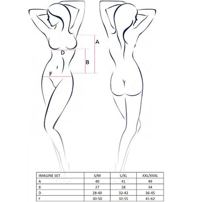 PASSION - IMAGINE WOMEN'S SET SIZE L/XL