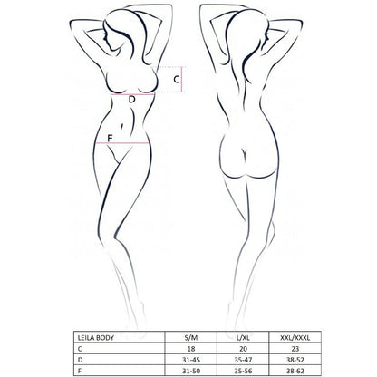 PASSION - WOMAN LEILA TEDDY BLACK SIZE L/XL - L/XL / BLACK - 4