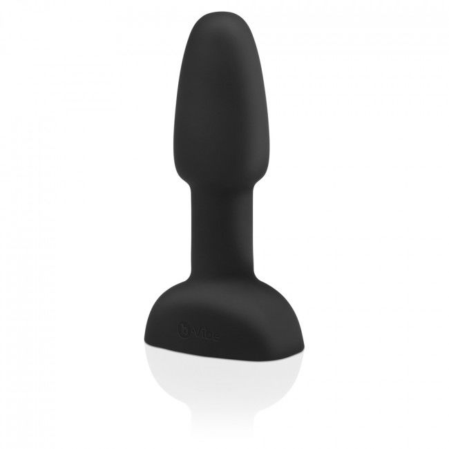 B-VIBE - RIMMING REMOTE CONTROL BUTT PLUG PETITE BLACK
