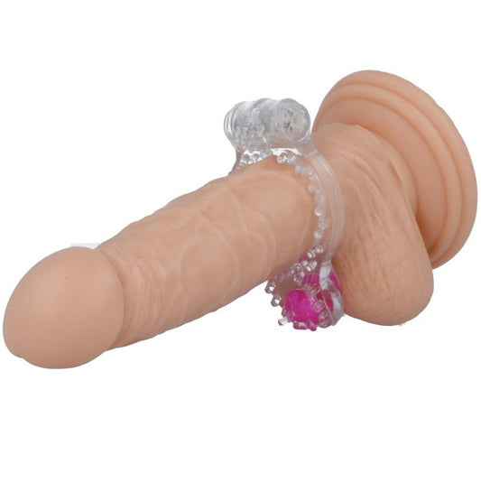 CASUAL LOVE - RING VIBRATING DOUBLE PLEASURE TRANSPARENT - 1