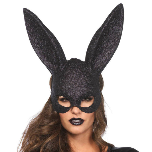 LEG AVENUE - GLITTER MASQUERADE RABBIT MASK - 1