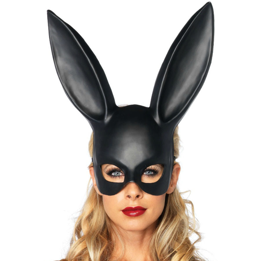 LEG AVENUE - MASQUERADE RABBIT MASK BLACK - 1