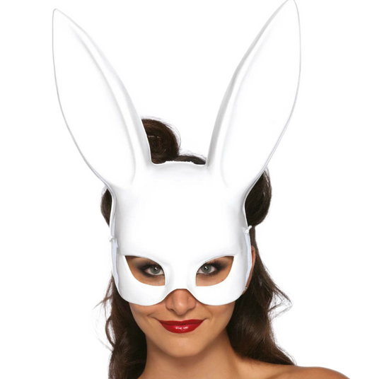 LEG AVENUE - MASQUERADE RABBIT MASK WHITE - 1