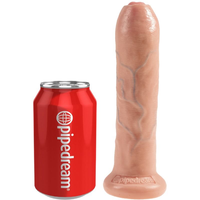 KING COCK - REALISTIC DILDO UNCUT FLESH 21 CM - 2