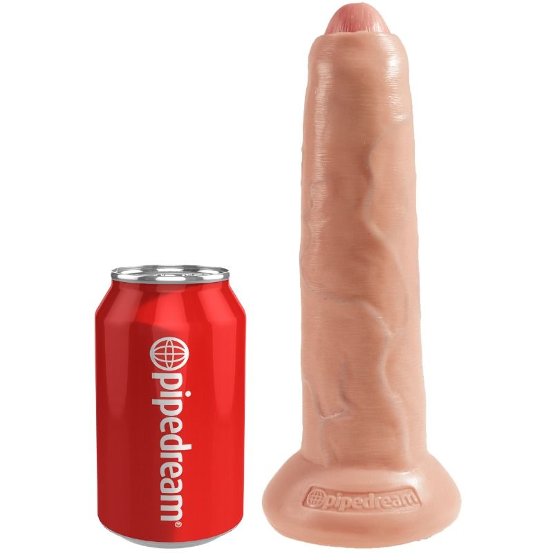 KING COCK - REALISTIC DILDO UNCUT FLESH 23 CM - 4