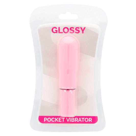 GLOSSY - POCKET VIBRATOR PINK - 1
