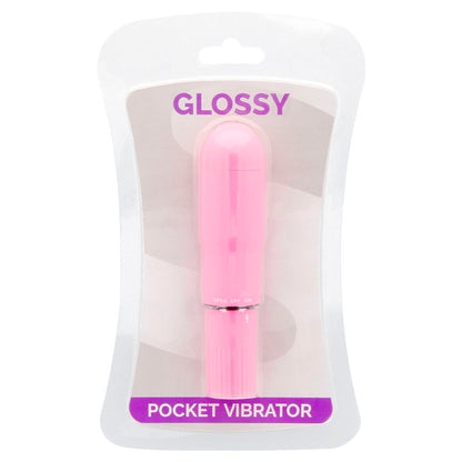 GLOSSY - POCKET VIBRATOR DEEP ROSE - 1