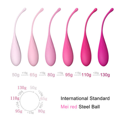 LESLIE - KEGEL FIT PELVIC MUSCLE TRAINING SET 6 WEIGHTS - 8