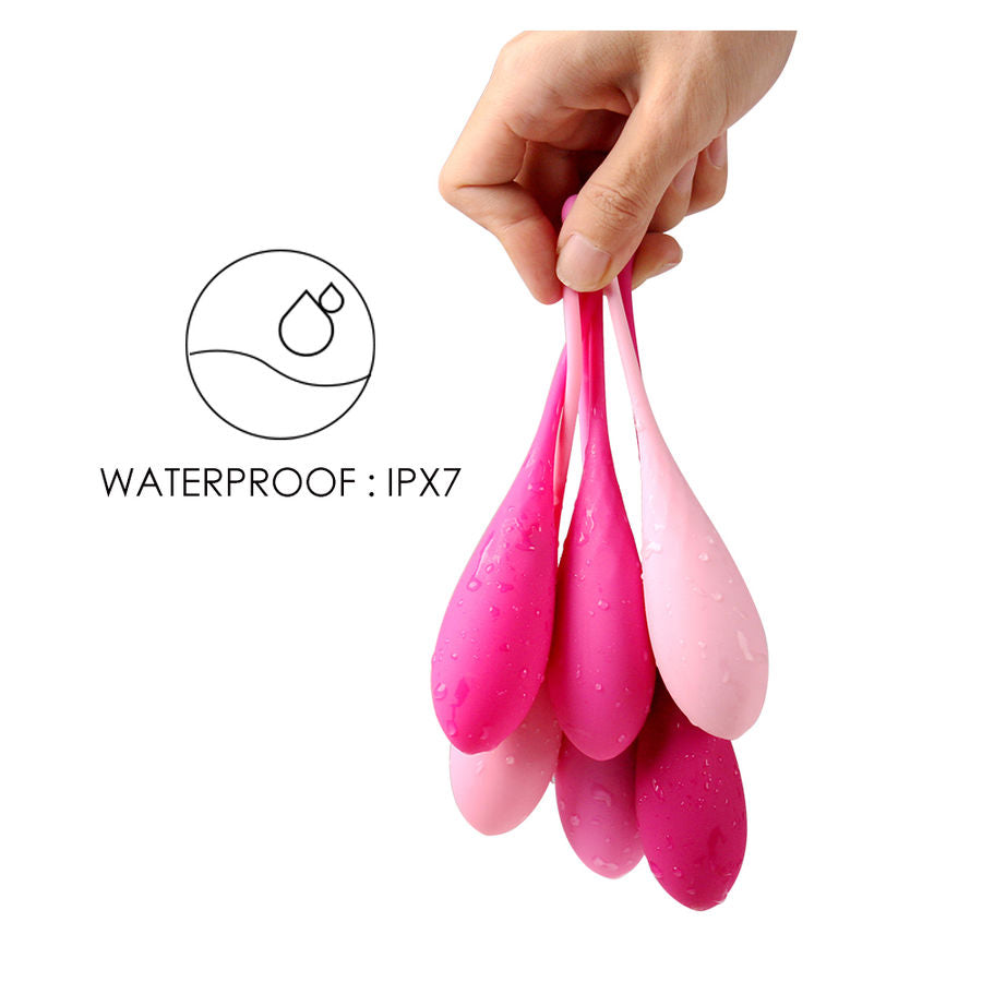 LESLIE - KEGEL FIT PELVIC MUSCLE TRAINING SET 6 WEIGHTS - 9