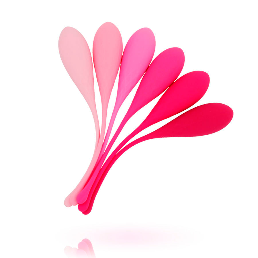 LESLIE - KEGEL FIT PELVIC MUSCLE TRAINING SET 6 WEIGHTS - 16