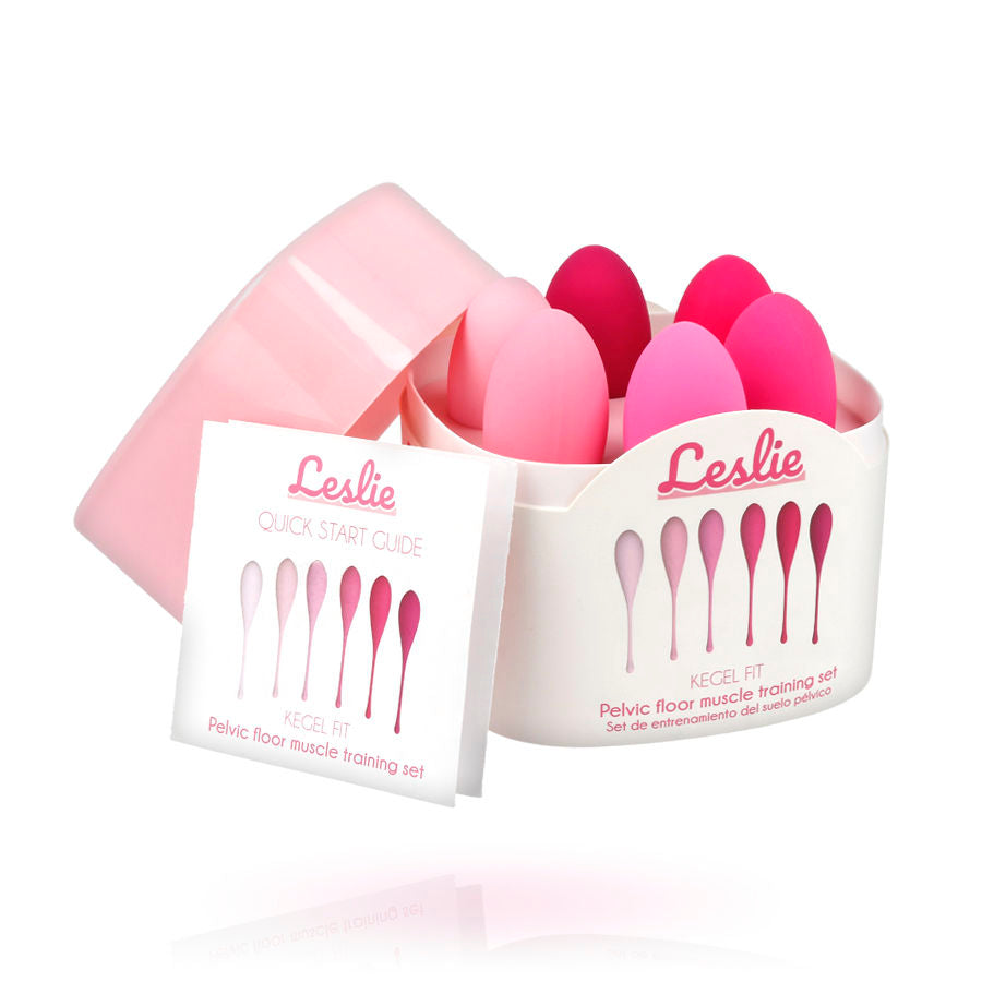 LESLIE - KEGEL FIT PELVIC MUSCLE TRAINING SET 6 WEIGHTS - 17