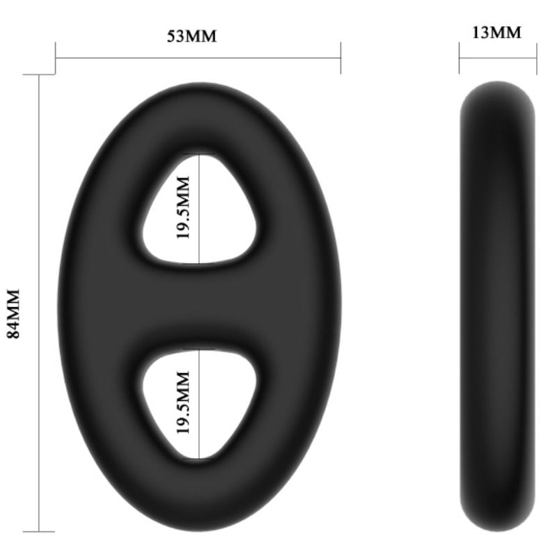 CRAZY BULL - SUPER SOFT DOUBLE SILICONE RING - 2