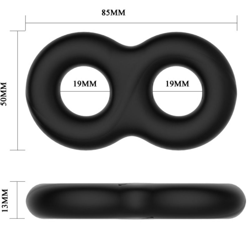 CRAZY BULL - DOUBLE MEDICAL SILICONE RING - 4