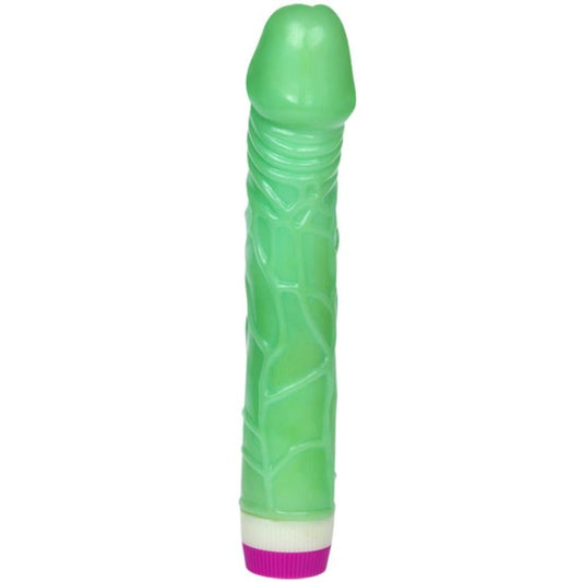 BAILE - WAVES OF PLEASURE VIBRATOR 23 CM GREEN - 1