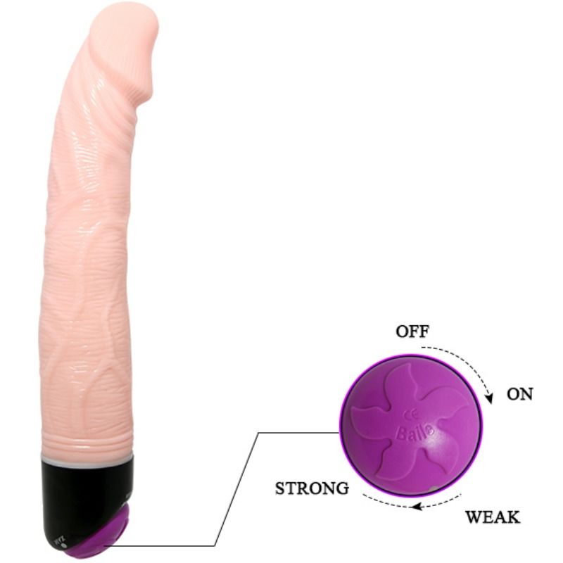 BAILE - ADOUR BAILE - CLUB REALISTIC VIBRATOR 23 CM NATURAL - 4