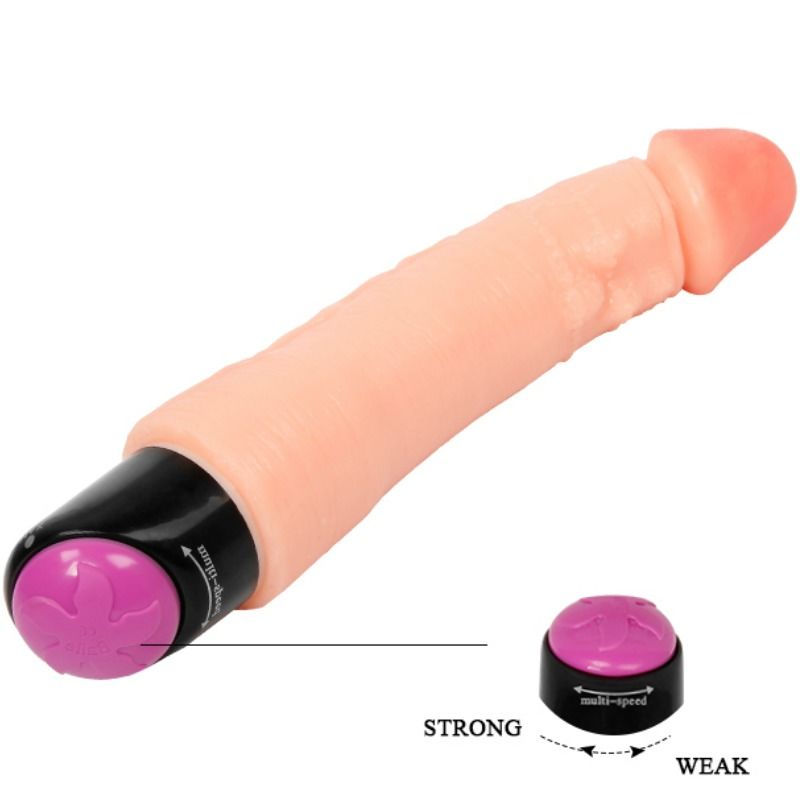 BAILE - FLEXIBLE REALISTIC VIBRATOR 25 CM - 3