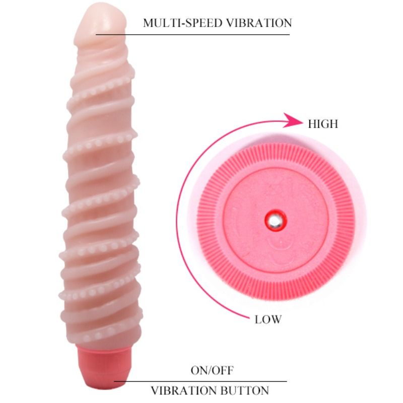 BAILE - FLEXI VIBE SENSUAL SPIRAL VIBRATOR 19.5 CM - 7