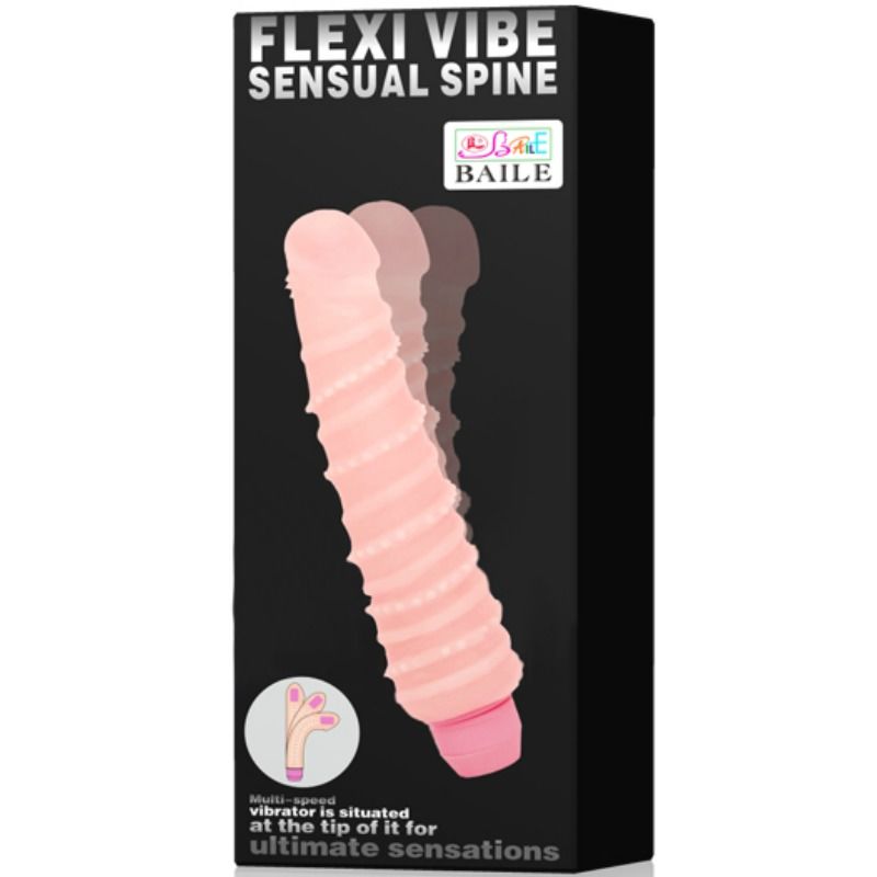 BAILE - FLEXI VIBE SENSUAL SPIRAL VIBRATOR 19.5 CM - 5