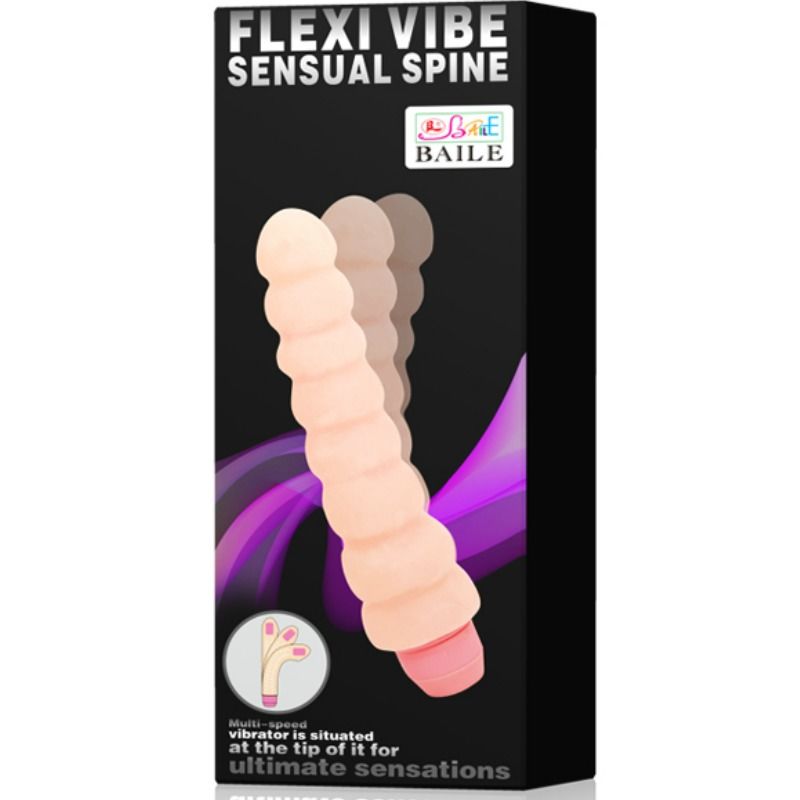 BAILE - FLEXI VIBE SENSUAL SPINE FLEXIBLE VIBRATOR 19 CM - 5