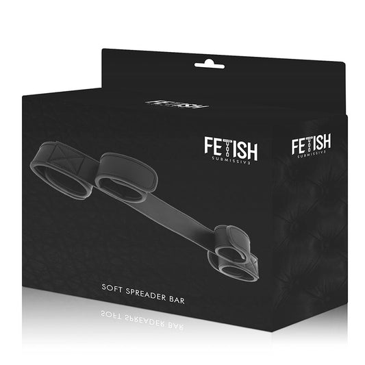 FETISH SUBMISSIVE - BONDAGE SPREADER BAR WITH NOPRENE LINING - 1