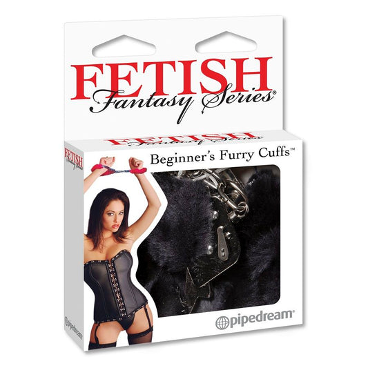 FETISH FANTASY SERIES - FURRY CUFFS BLACK - 1