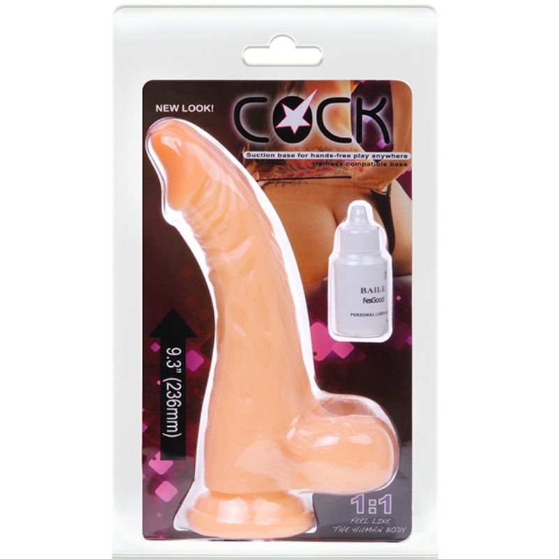 BAILE - REALISTIC COCK DILDO WITH VIBRATION - 6
