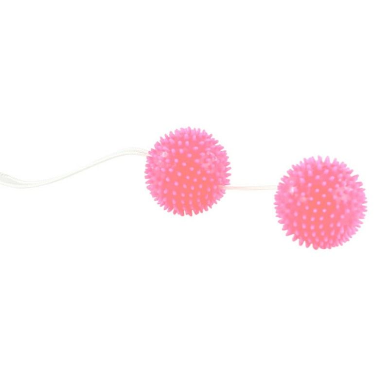 BAILE - A DEEPLY PLEASURE PINK TEXTURED BALLS 3.6 CM - 5