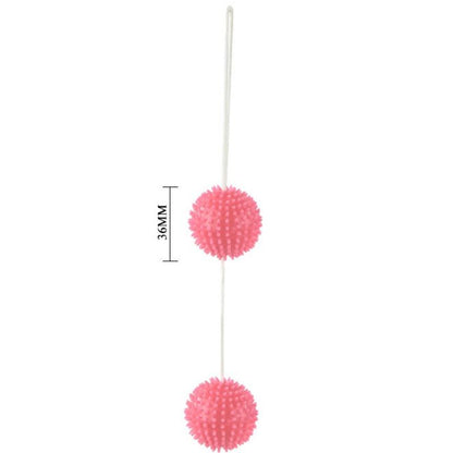 BAILE - A DEEPLY PLEASURE PINK TEXTURED BALLS 3.6 CM - 4