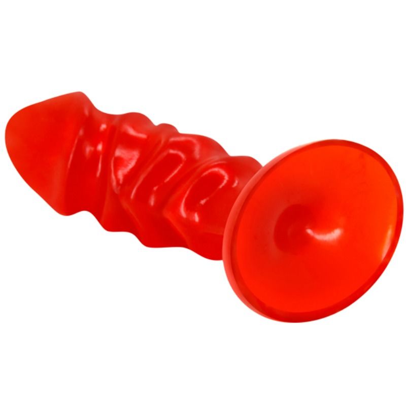 BAILE - UNISEX ANAL PLUG WITH RED SUCTION CUP - 5