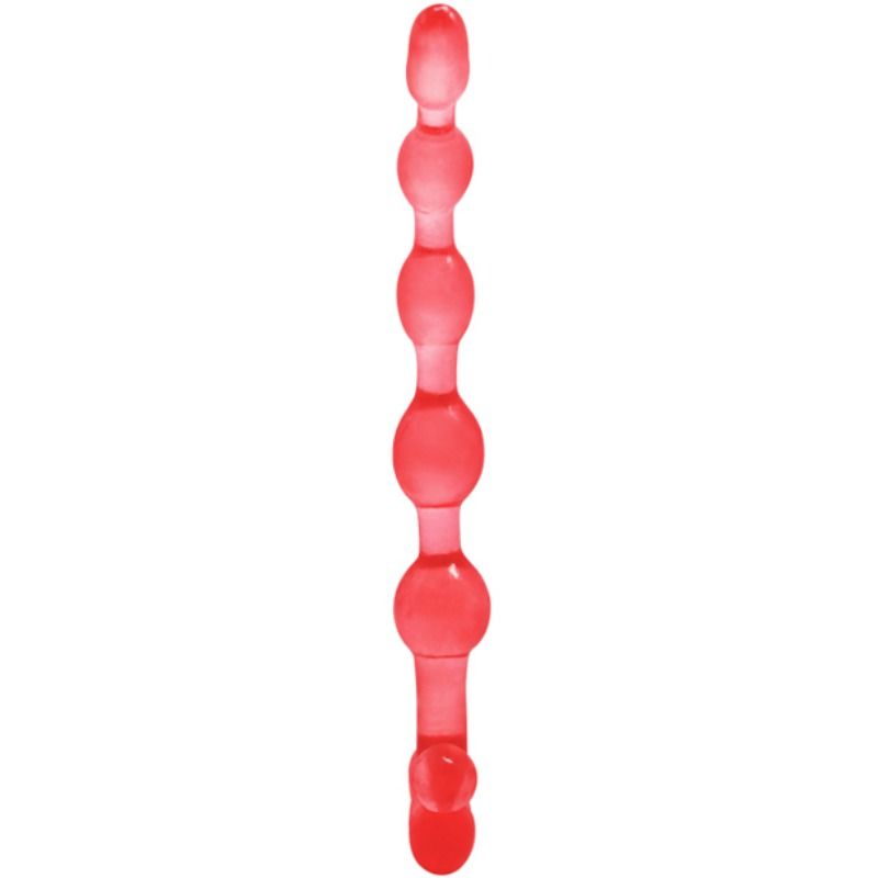 BAILE - RED FLEXIBLE TWIST ANAL BALLS