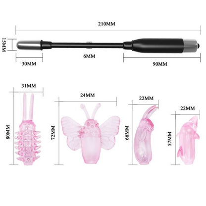 BAILE - WIZARD MAGIC WAND STIMULATOR WITH VIBRATION - 6