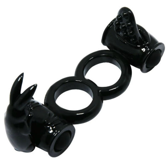 BAILE - SWEET RING DOUBLE RING WITH DOUBLE RABBIT - 1