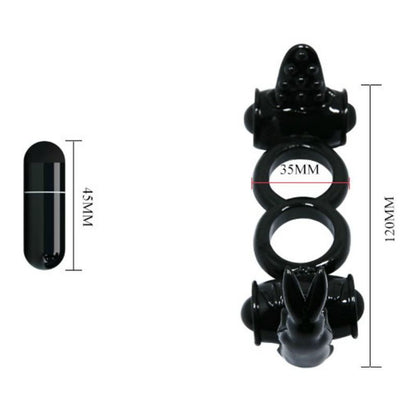 BAILE - SWEET RING DOUBLE RING WITH DOUBLE RABBIT - 3