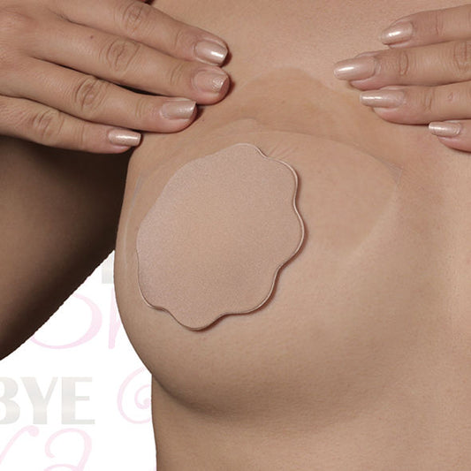 BYE-BRA - BREASTS ENHANCER + NIPPLE COVERS SILK CUP A/C - 1