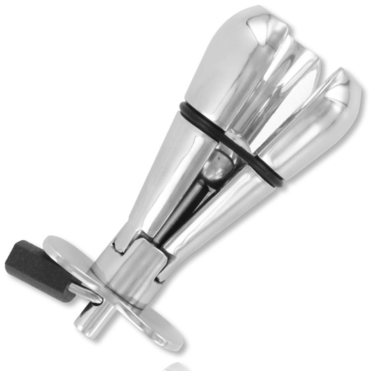 METAL HARD - METAL ANAL PLUG WITH LOCK - 1