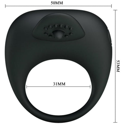 PRETTY LOVE - VIBRATING RING WITH TONGUE - 1