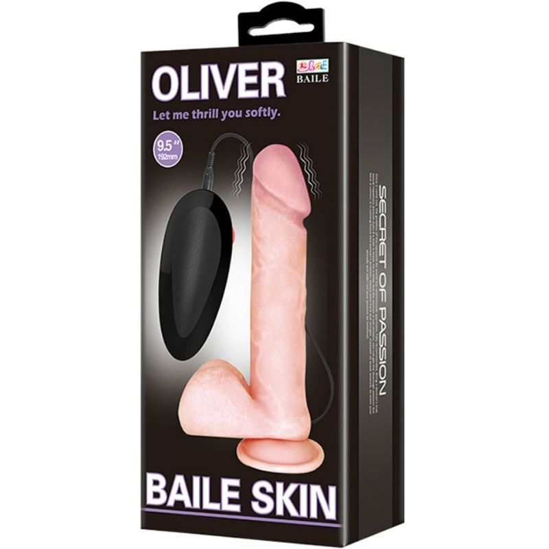 BAILE - OLIVER REALISTIC DILDO WITH VIBRATION - 7