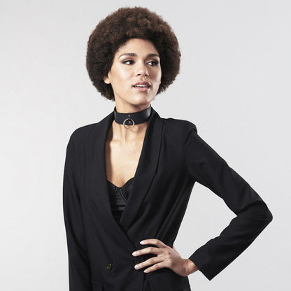 BIJOUX INDISCRETS MAZE - BLACK NECKLACE WITH STRAP - 4