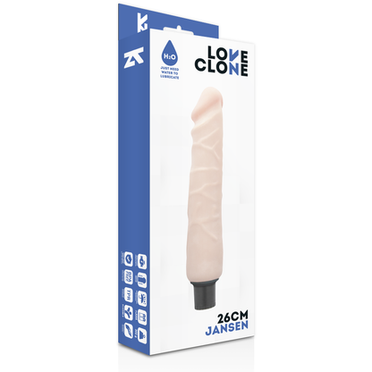 LOVECLONE - JANSEN SELF LUBRICATION VIBRATOR 26 CM -O- 4.2 CM - 3