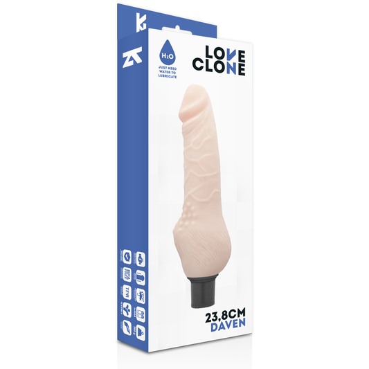 LOVECLONE - DAVEN SELF LUBRICATION REALISTIC 23.8 CM -O- 3.8 CM - 1