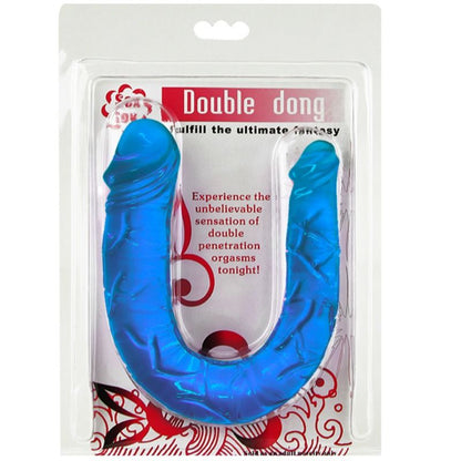 BAILE - DOUBLE DONG DOUBLE DILDO BLUE - 2