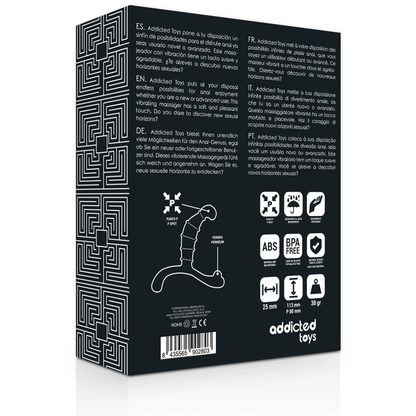 ADDICTED TOYS - PROSTATE ANAL PLEASURE BLACK - 1
