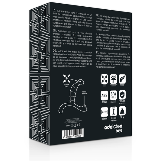 ADDICTED TOYS - PROSTATE ANAL PLEASURE BLACK - 1