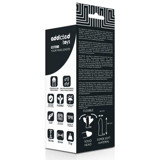 ADDICTED TOYS - EXTEND YOUR PENIS 18 CM - 1