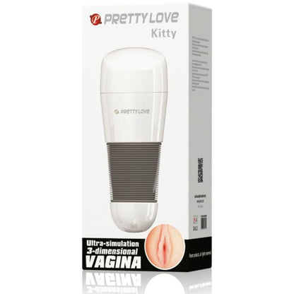 PRETTY LOVE - KITTY WHITE VAGINA MASTURBATOR - 5