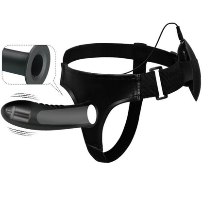 PRETTY LOVE - MYRON STRAP ON WITH VIBRATION AND HOLLOW DILDO - 7
