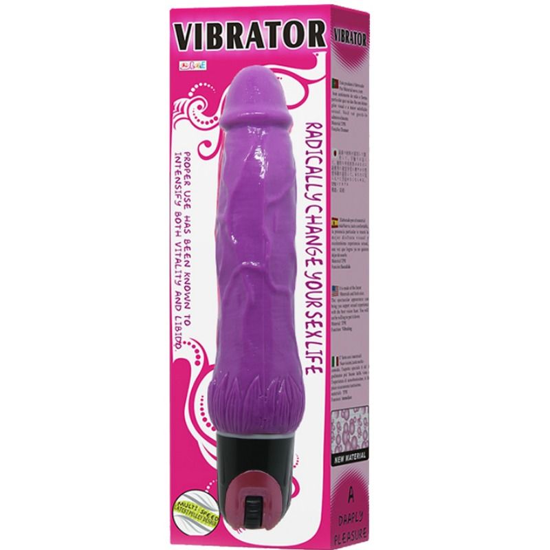 BAILE - DAAPLY PLEASURE MULTISPEED VIBRATOR PURPLE - 2